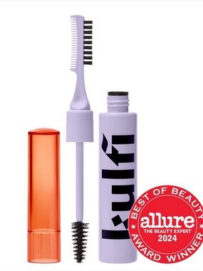Dual-Ended Lash & Brow Gel Tube in Light Purple with Orange Cap